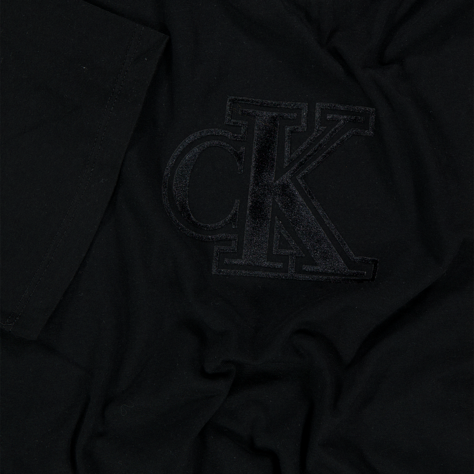 Calvin Klein Kids Girls T-Shirt In Black