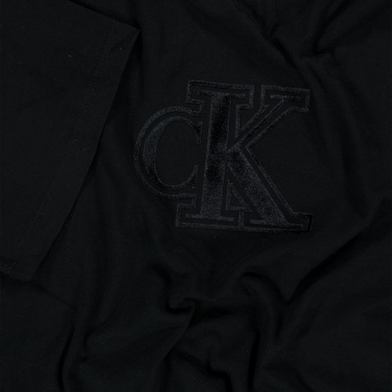 Calvin Klein Kinder Meisjes T-Shirt In Zwart