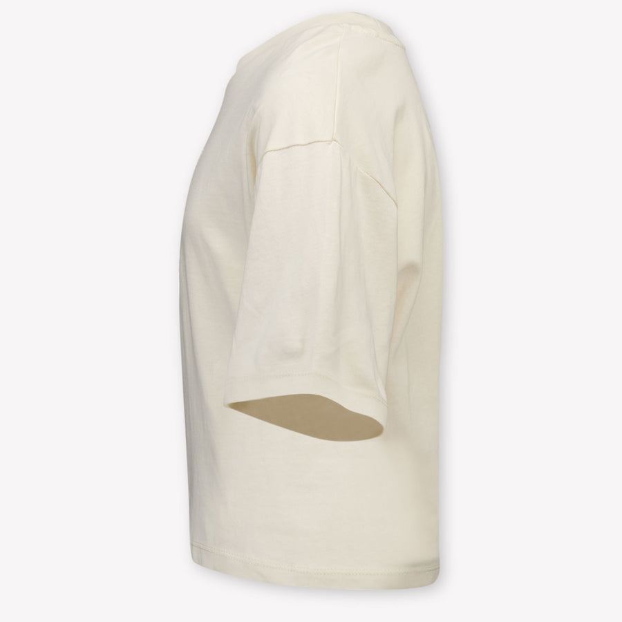 Calvin Klein Kinder Meisjes T-Shirt In Off White