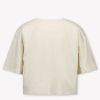 Calvin Klein Kinder Meisjes T-Shirt In Off White