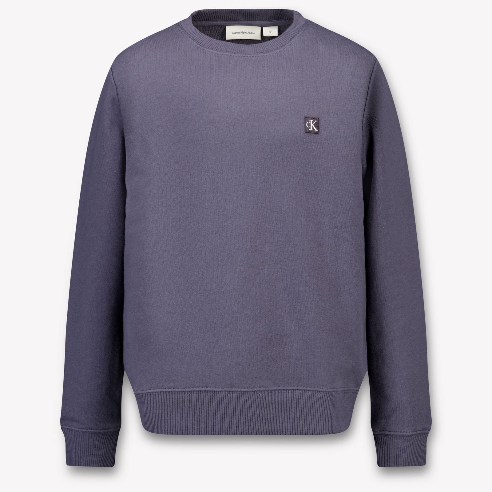 Calvin Klein Kids Unisex Sweater In Dark Gray