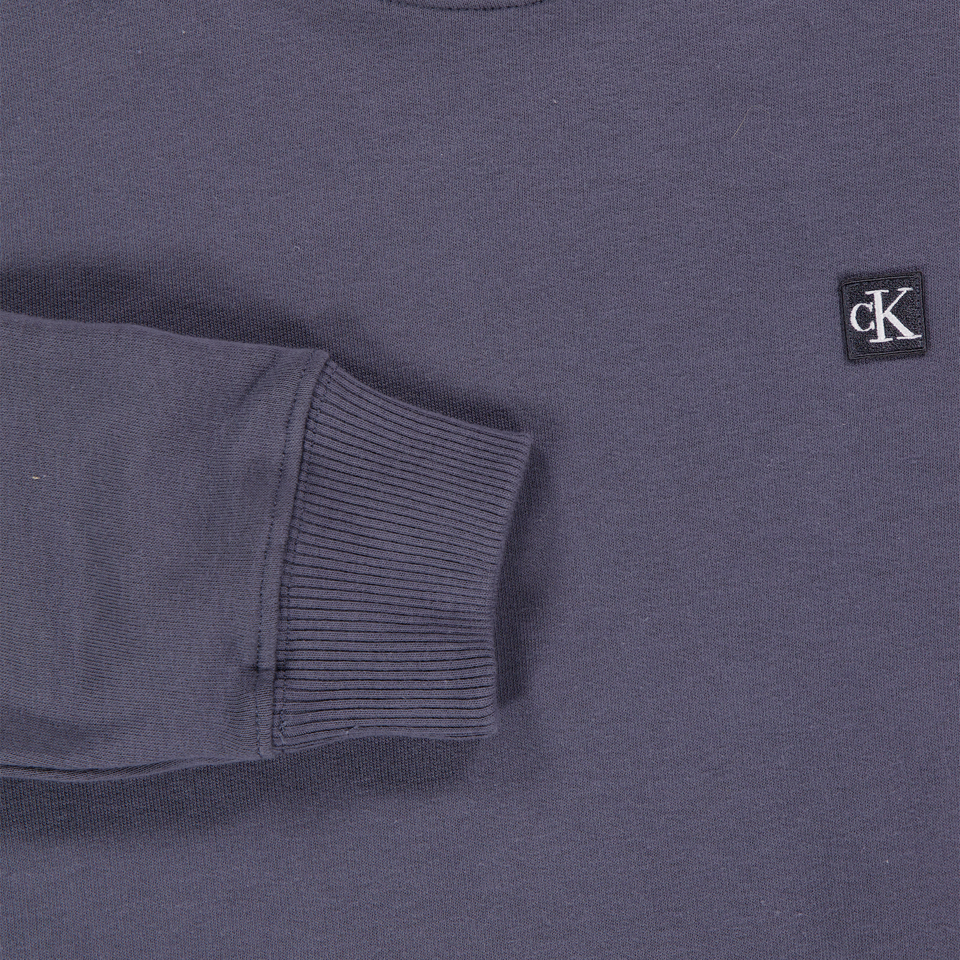 Calvin Klein Kids Unisex Sweater In Dark Gray