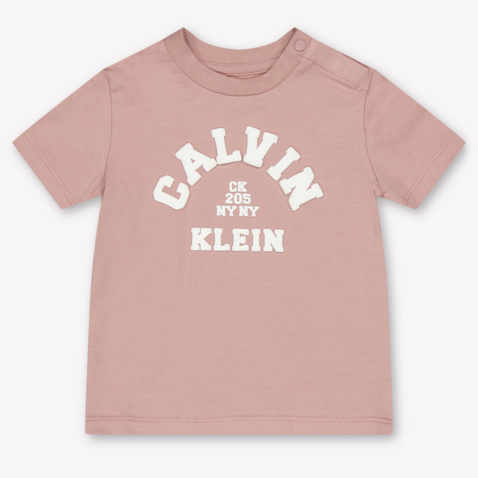 Calvin Klein Baby Unisex T-Shirt In Roze