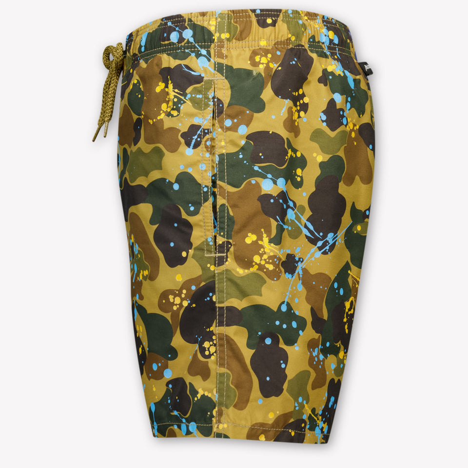 Palm Angels Baby Jongens Zwemkleding In Groen