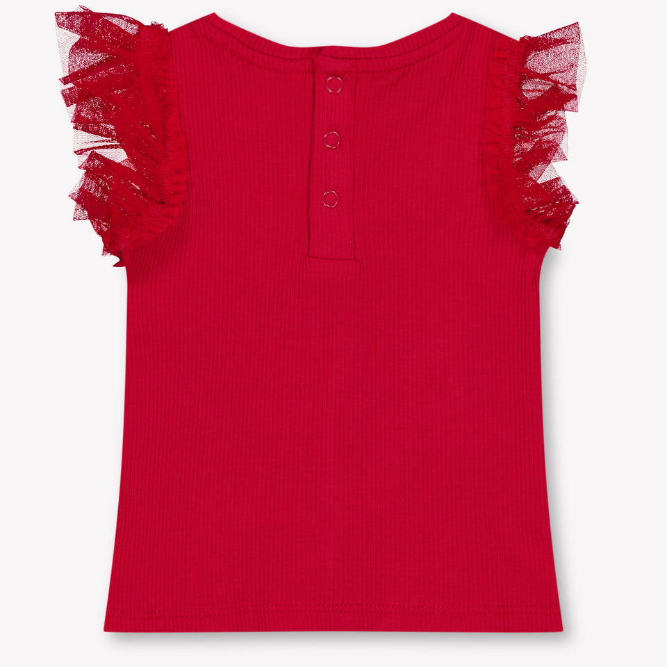 Guess Baby Meisjes T-Shirt In Rood