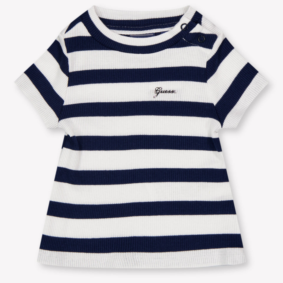 Guess Baby Girls T-Shirt In Navy