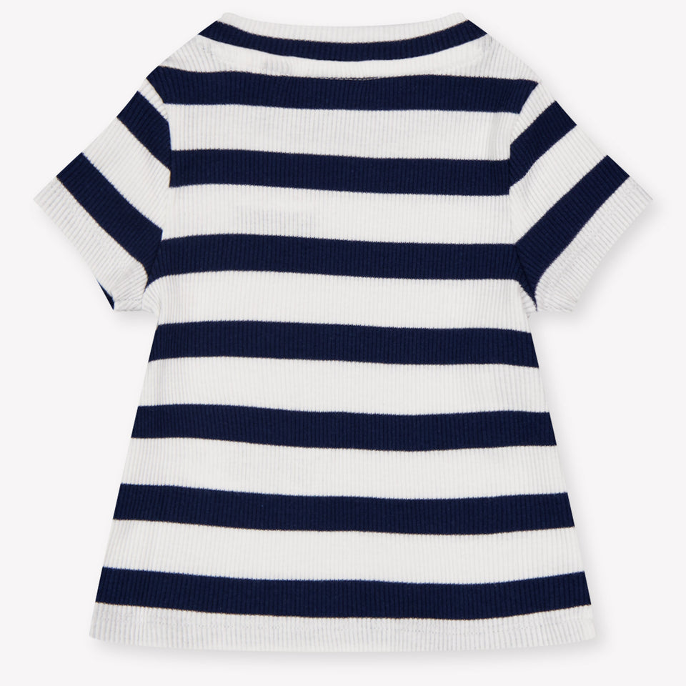 Guess Baby Girls T-Shirt In Navy