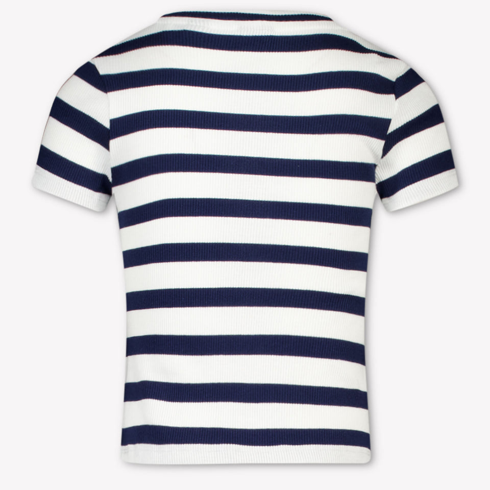 Guess Kinder Meisjes T-Shirt In Navy