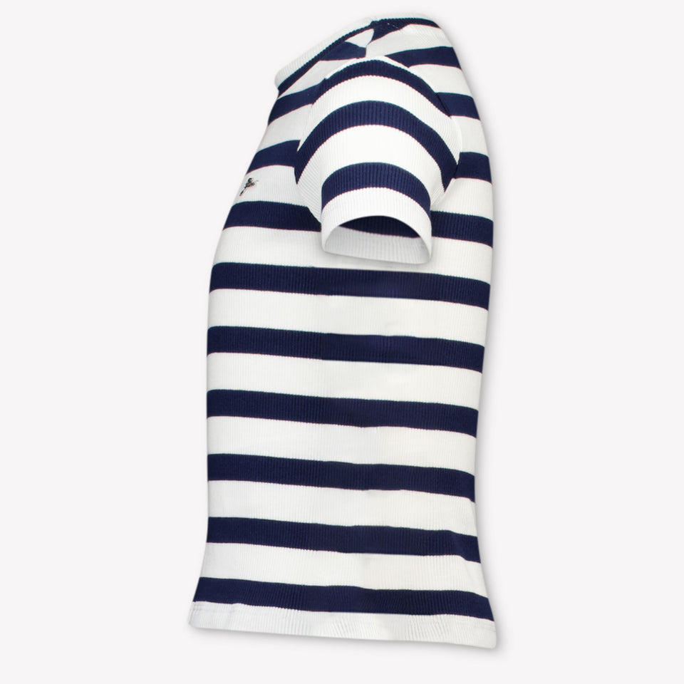 Guess Kinder Meisjes T-Shirt In Navy