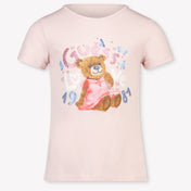 Guess Kinder Meisjes T-Shirt In Licht Roze