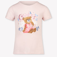 Guess Kids Girls T-Shirt In Light Pink