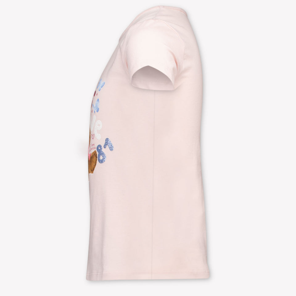 Guess Kinder Meisjes T-Shirt In Licht Roze