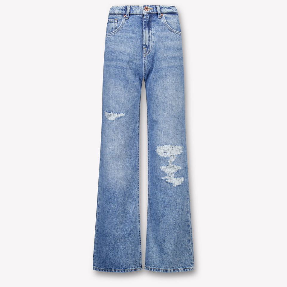 Guess Kids Girls Jeans In Light Blue