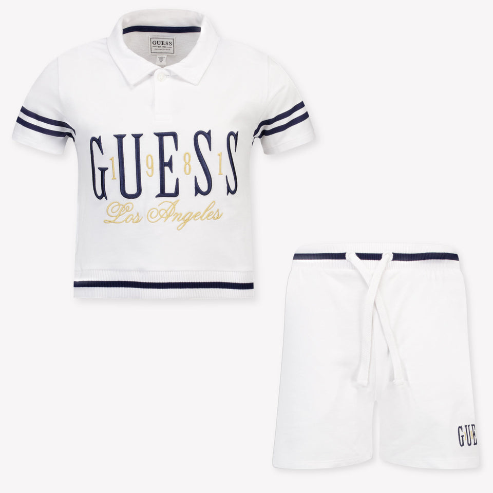 Guess Kids Girls Set In White