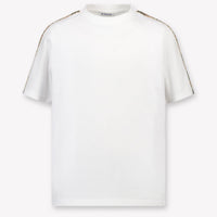 Burberry Cedar Kinder Unisex T-Shirt In Wit