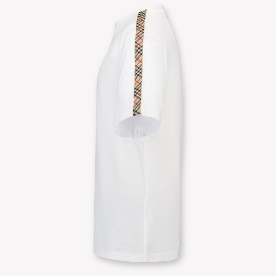 Burberry Cedar Kids Unisex T-Shirt In White