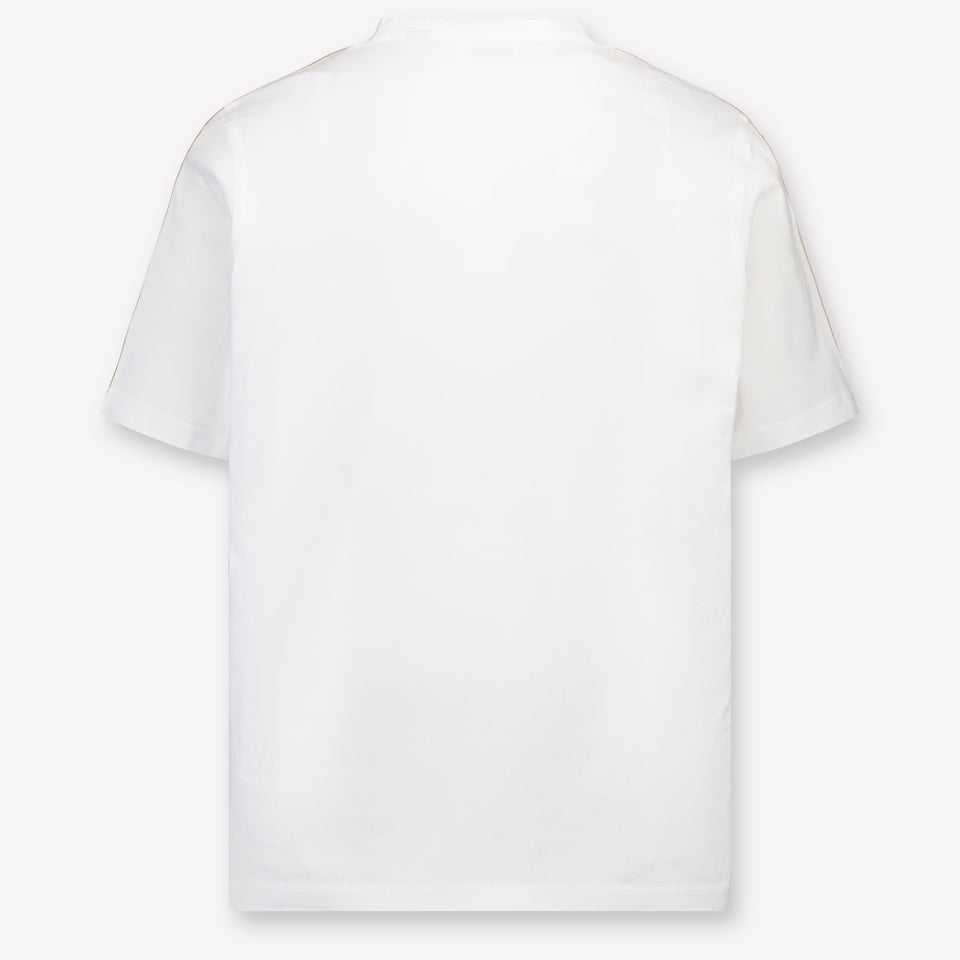 Burberry Cedar Kids Unisex T-Shirt In White