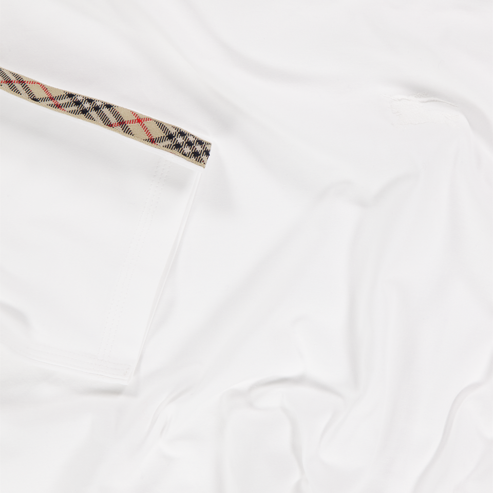 Burberry Cedar Kids Unisex T-Shirt In White