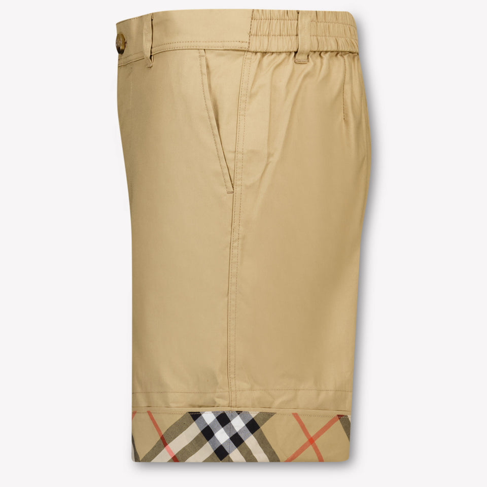 Burberry Oscar Kids Boys Shorts In Beige