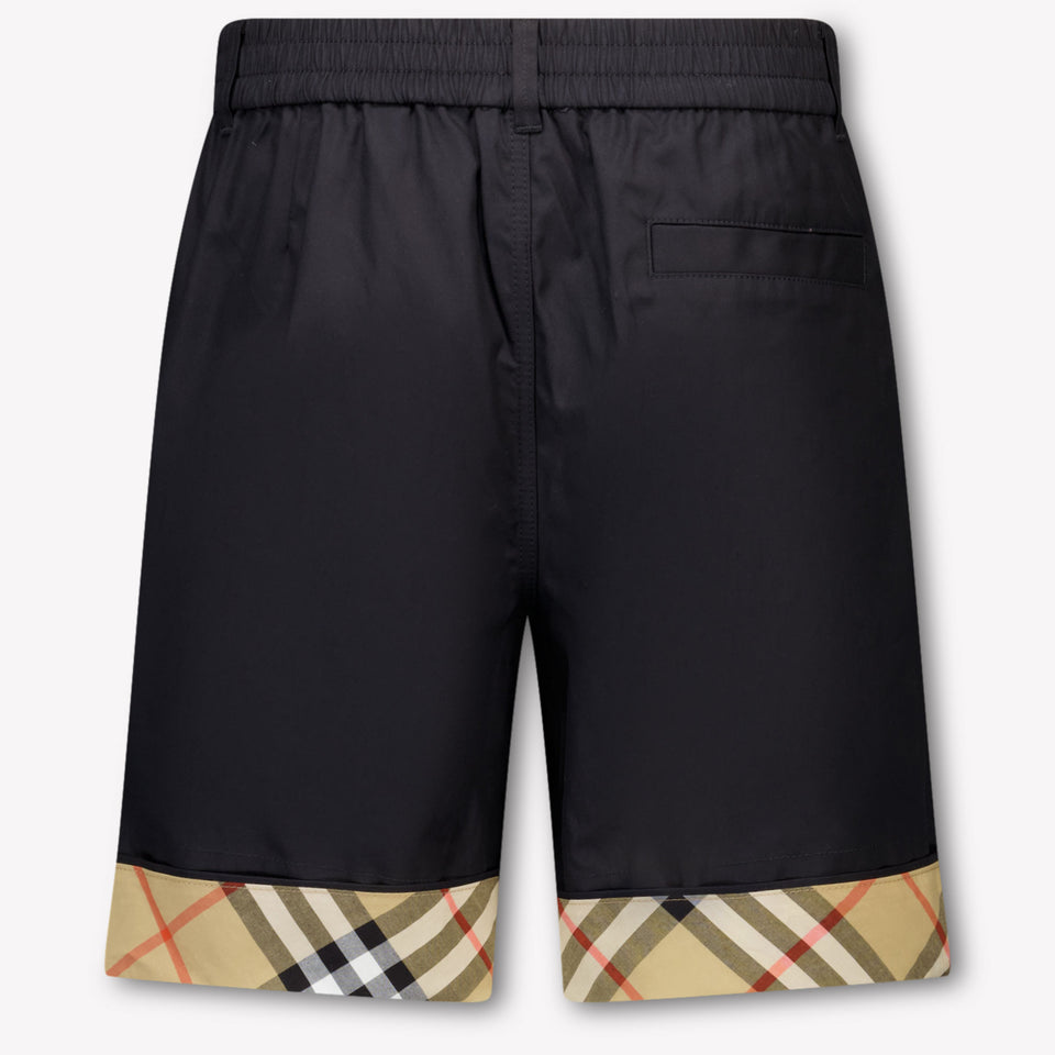 Burberry Oscar Kids Boys Shorts In Black