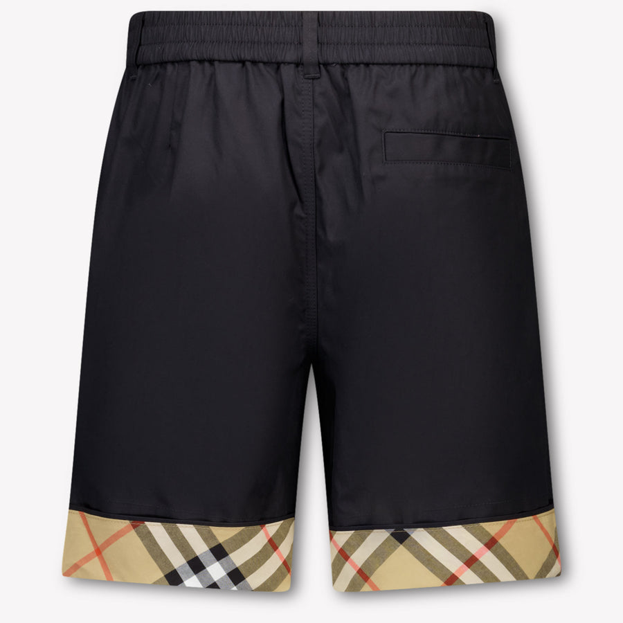 Burberry Oscar Kids Boys Shorts In Black