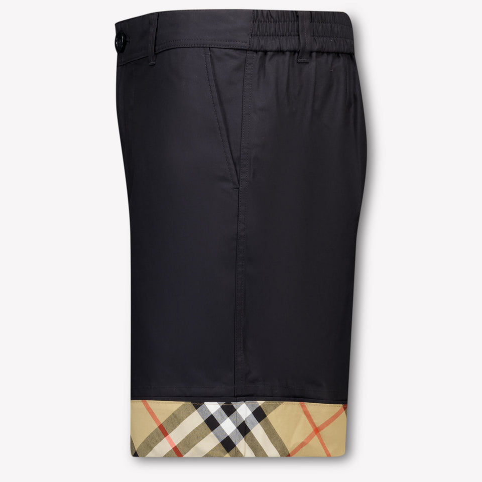 Burberry Oscar Kids Boys Shorts In Black