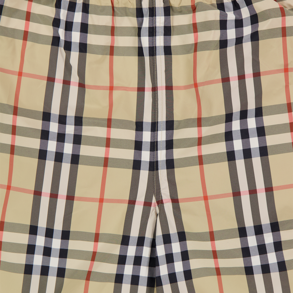 Burberry Atticus Kinder Jongens Zwemkleding In Beige