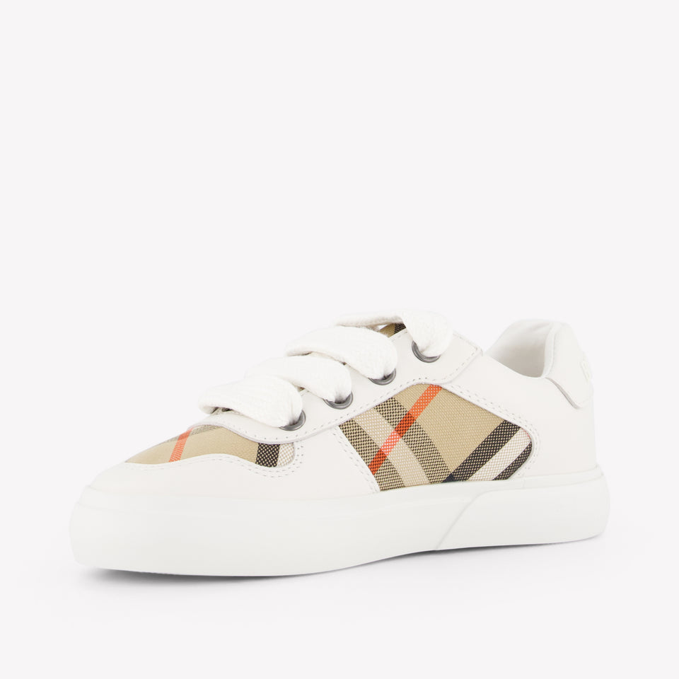 Burberry Noah Unisex Sneakers In White