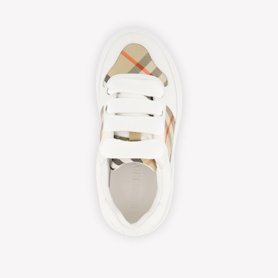 Burberry Noah Unisex Sneakers In White