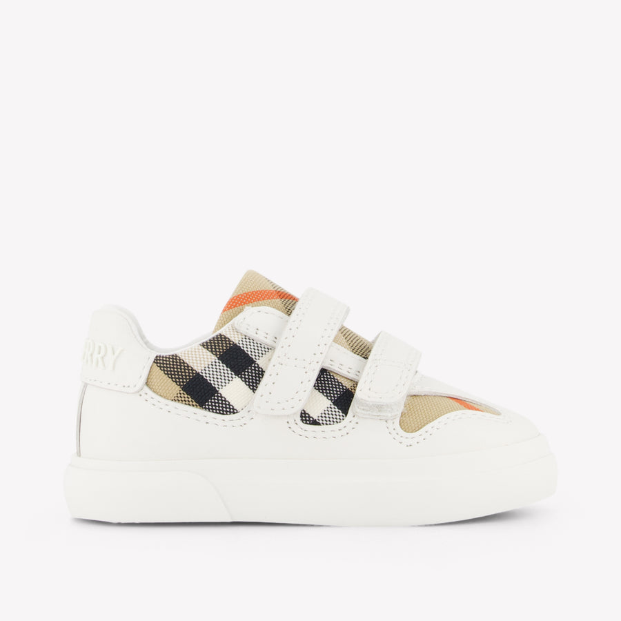 Burberry Noah Unisex Kids Sneakers in White