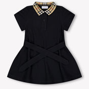 Burberry Astrid Baby Girls Dress In Black