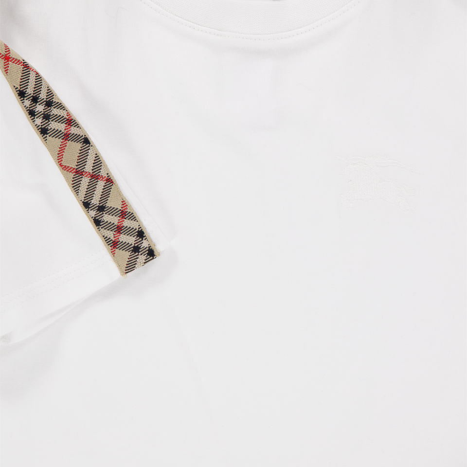 Burberry Cedar Baby Unisex T-Shirt In White