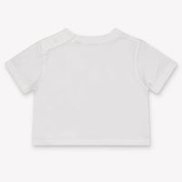 Burberry Cedar Teddy Baby Unisex T-Shirt In Wit