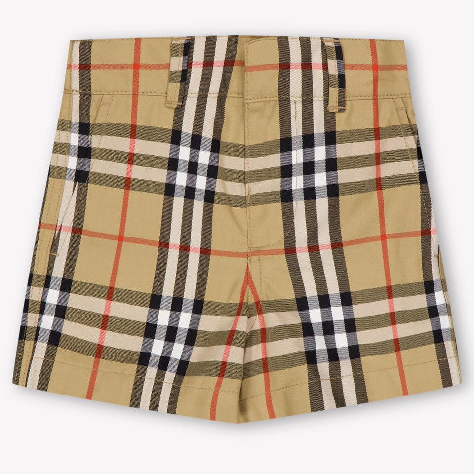 Burberry Oscar Baby Boys Shorts In Beige