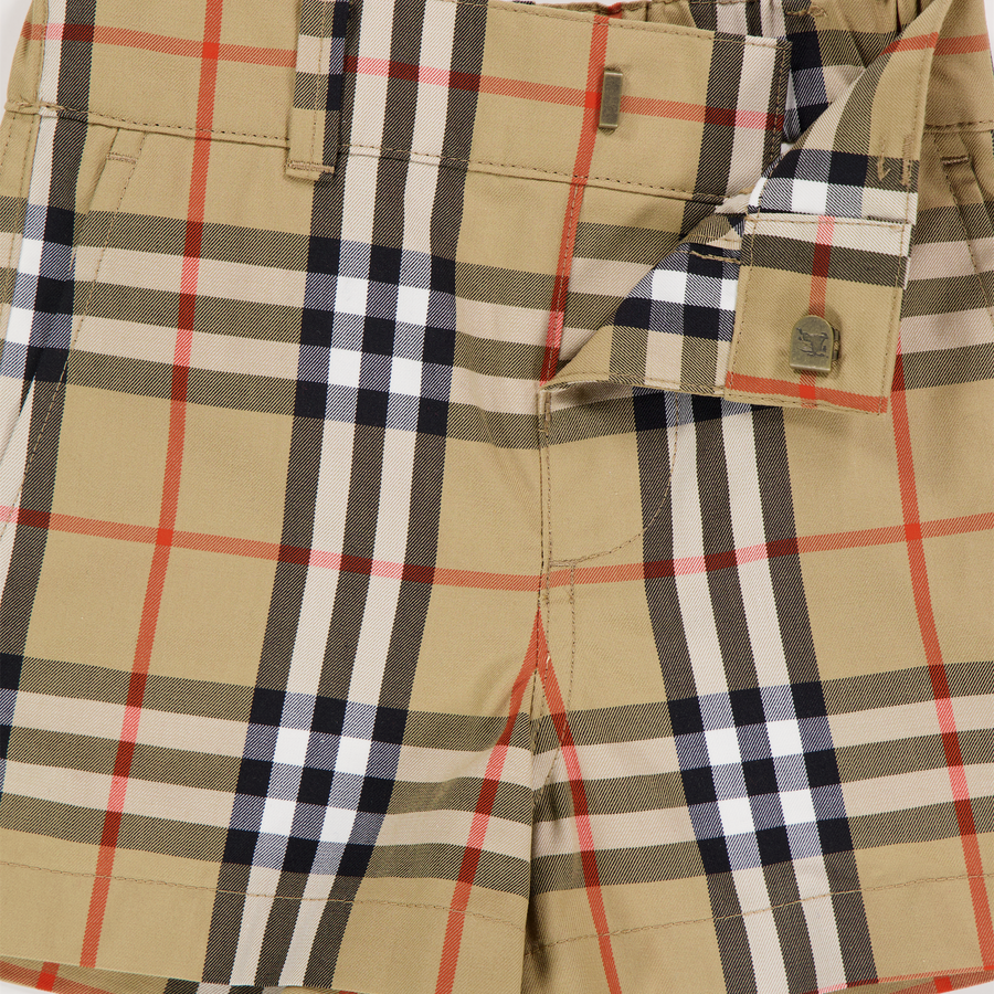 Burberry Oscar Baby Boys Shorts In Beige