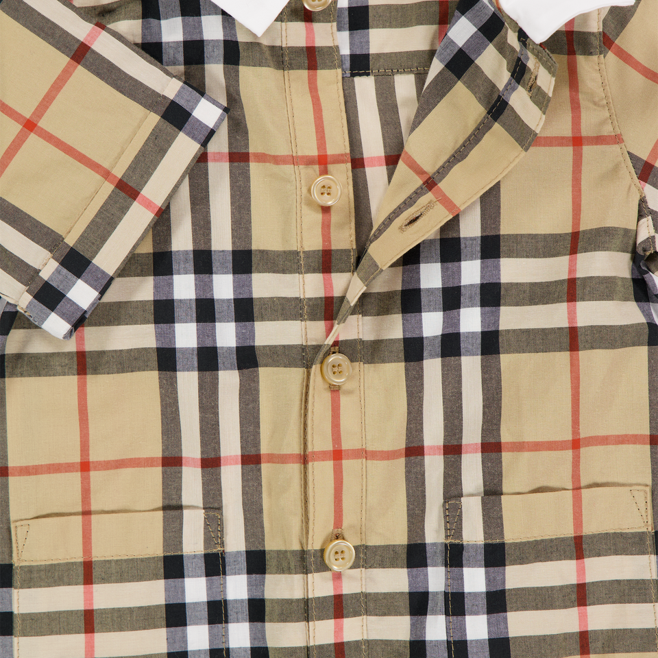 Burberry Andreas Baby Jongens Boxpakje In Beige