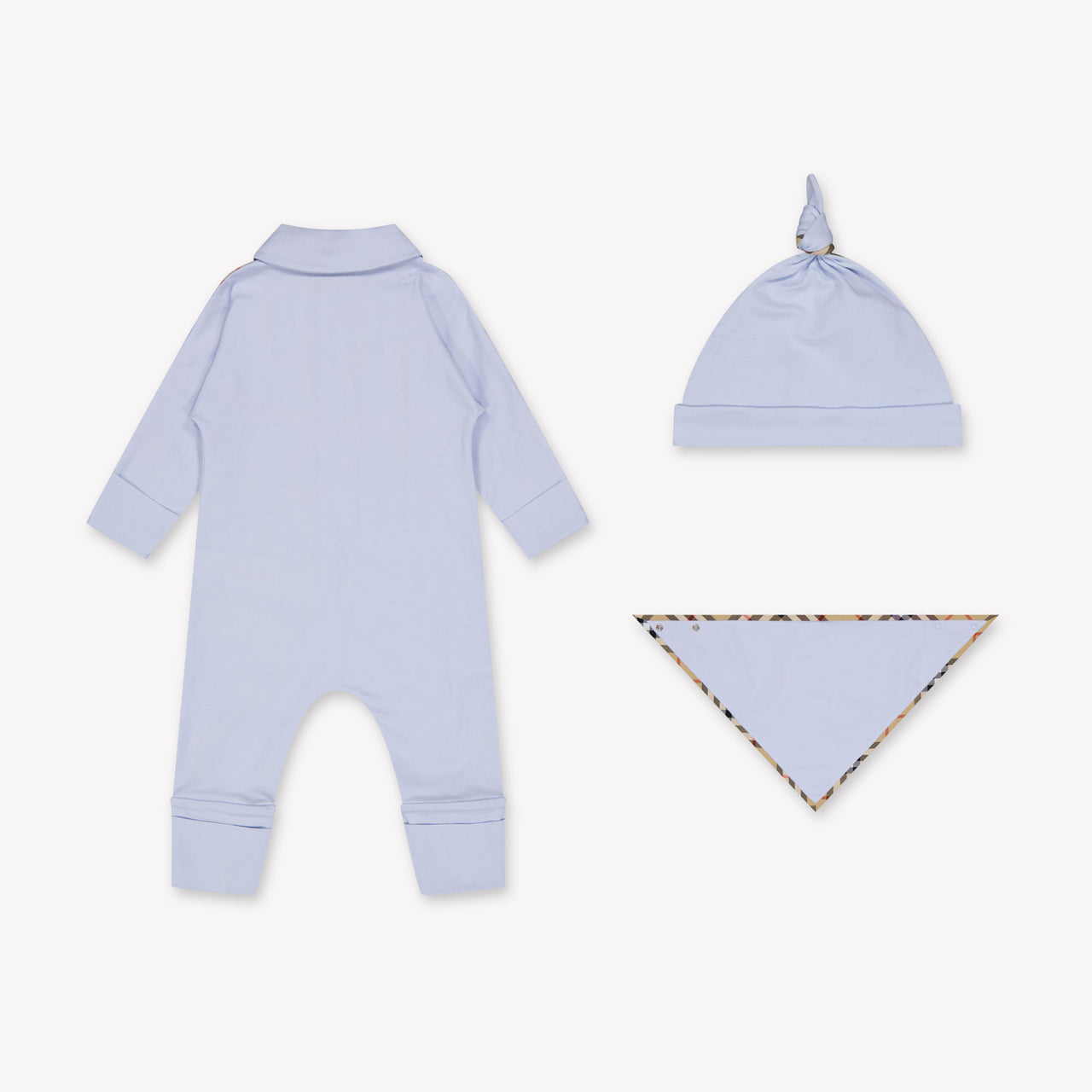 Burberry Hamilton Baby Jongens Boxpakje In Licht Blauw
