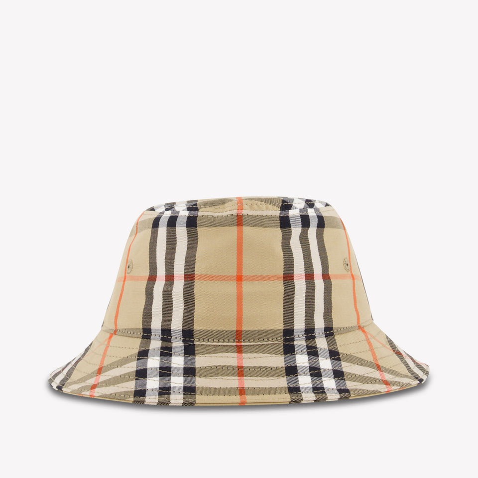 Burberry Bucket Hat Baby Unisex Hat In Beige