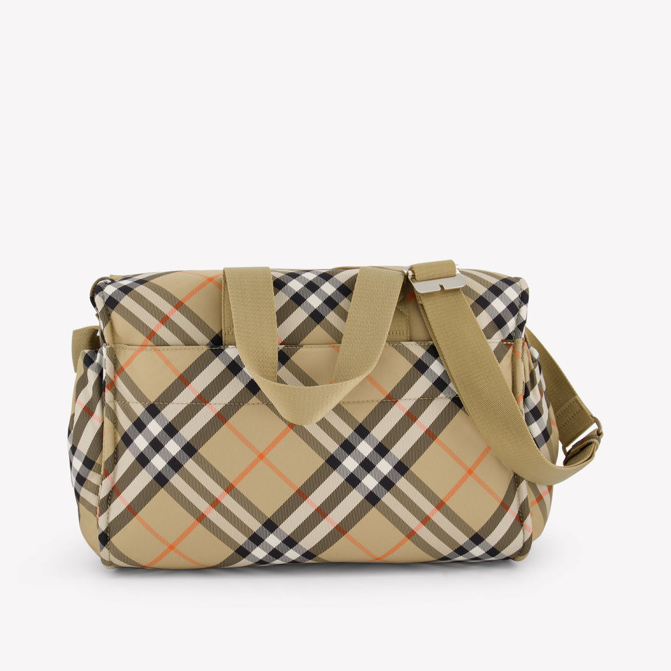 Burberry Bowling Bag Diaper Bag In Beige