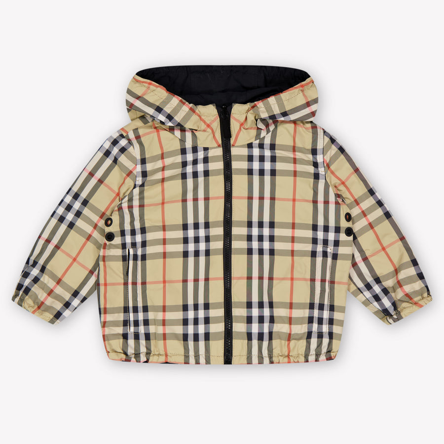 Burberry Reece Baby Unisex Mid-Season Jacket in Beige