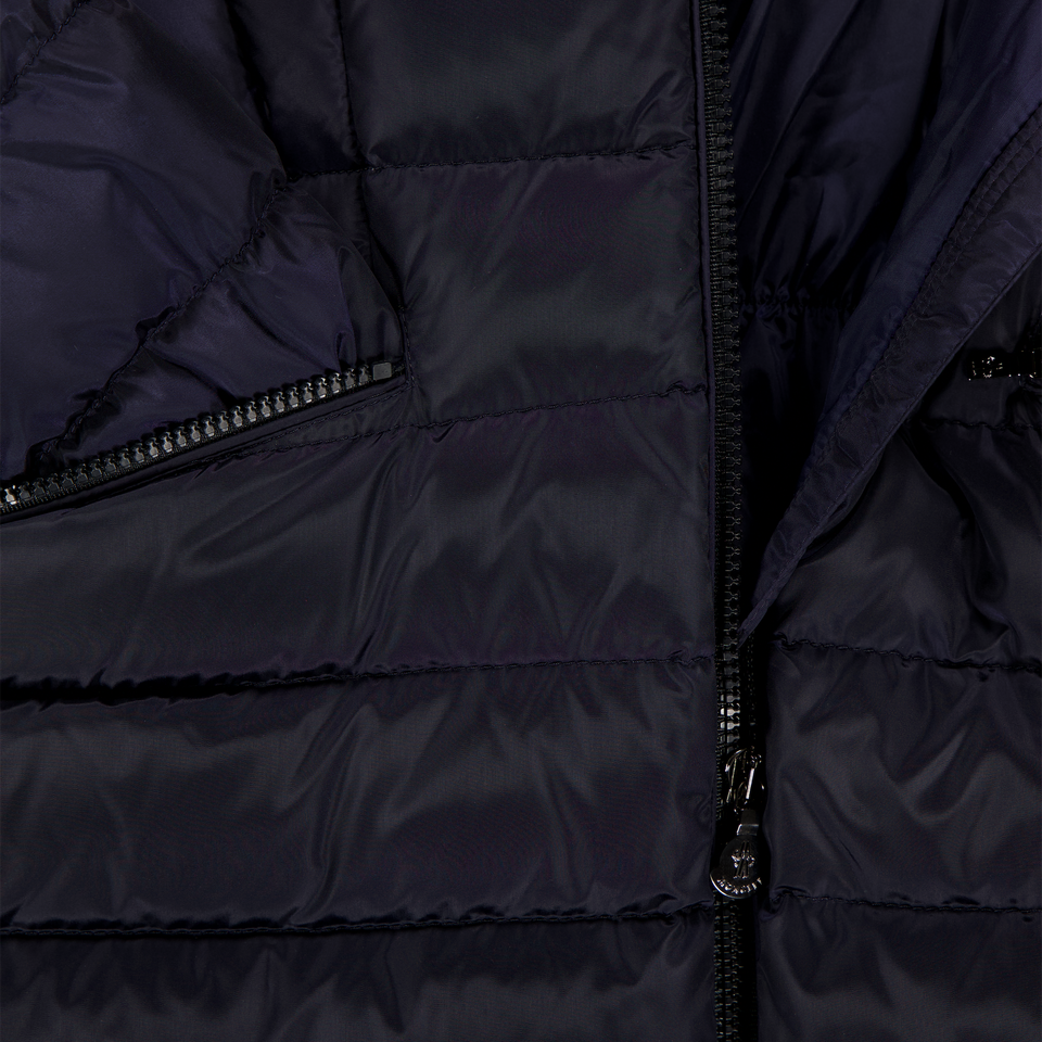 Moncler Charpal Kinder Meisjes Winterjas In Navy