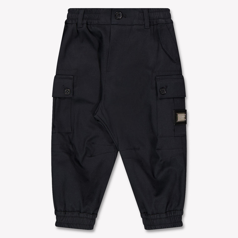 Dolce & Gabbana Baby Boys Pants In Black