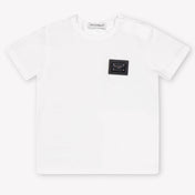 Dolce & Gabbana Baby Jongens T-Shirt In Wit