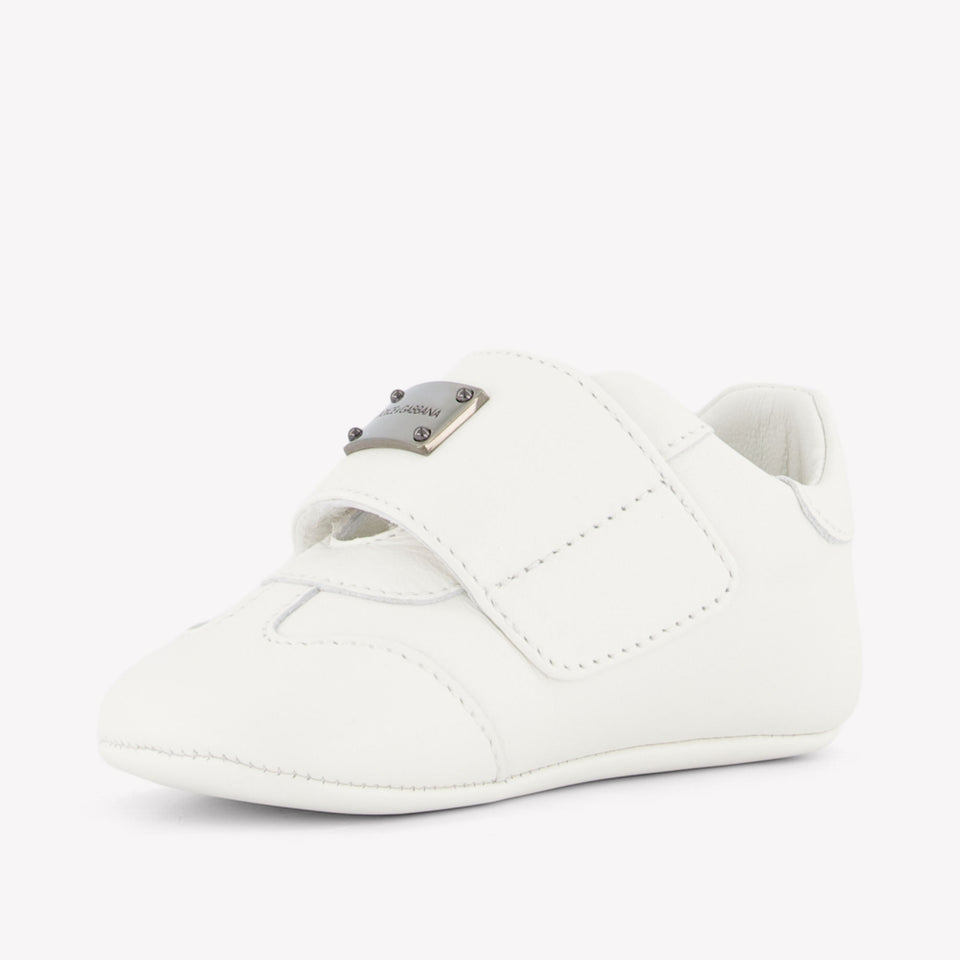 Dolce & Gabbana Baby Boys Shoes In White