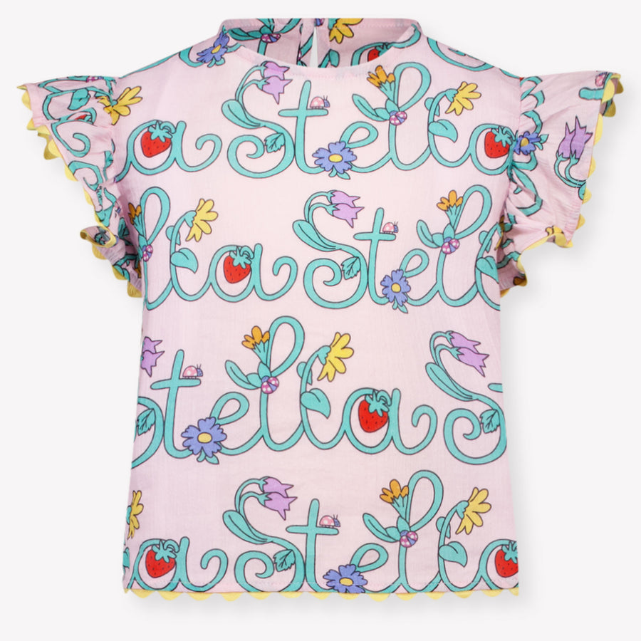 Stella McCartney Girls T-Shirt in Light Pink