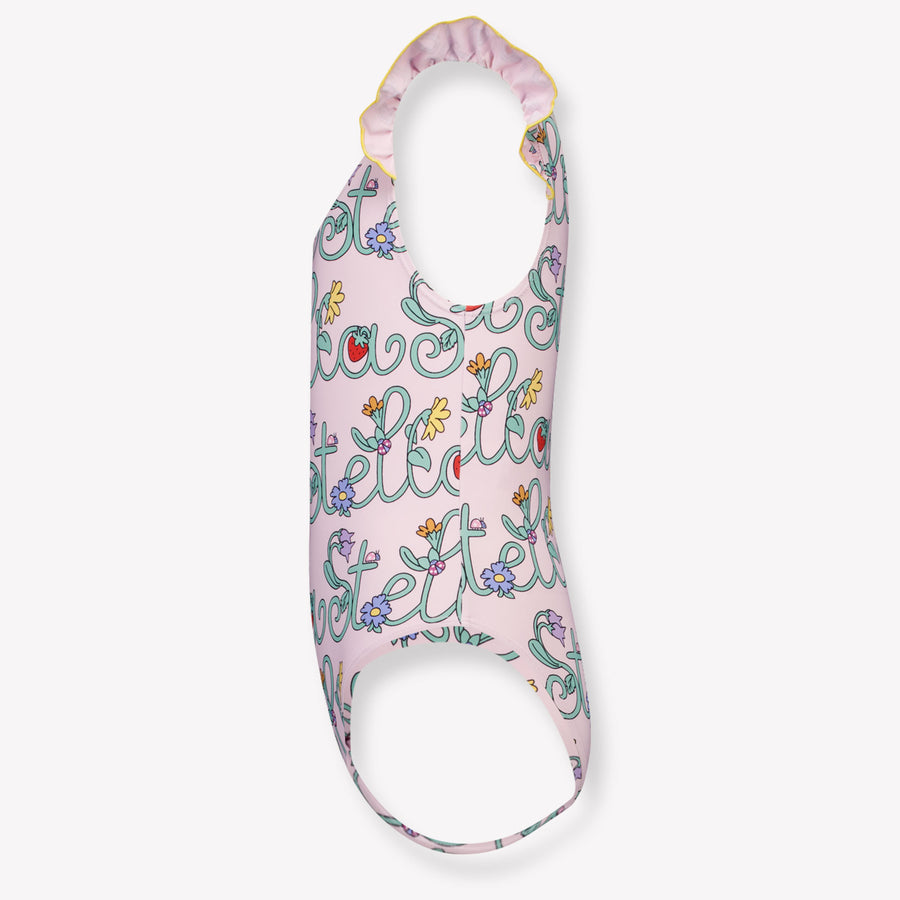 Stella McCartney Kids Girls Swimwear In Light Pink