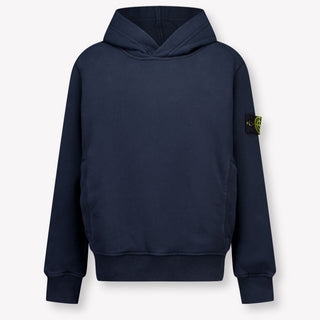 Stone Island Kids Boys Sweater In Navy