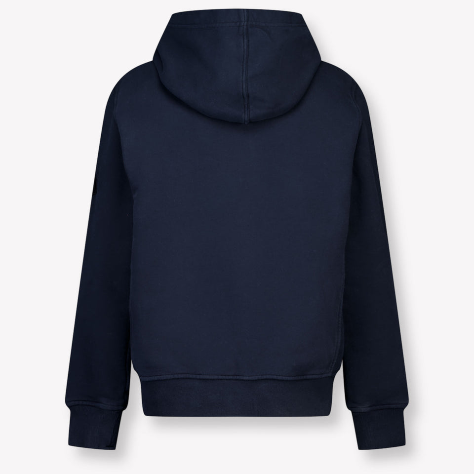 Stone Island Kids Boys Sweater In Navy