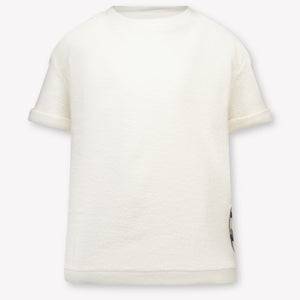 Donsje Amsterdam Thommy Kinder Unisex T-Shirt In Off White