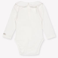 Donsje Amsterdam Baby Unisex Rompertje In Off White